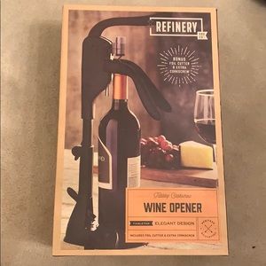 Refinery tabletop corkscrew wine opener
